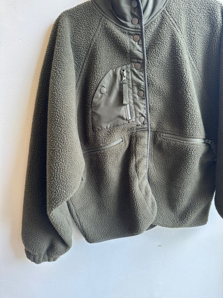 Kootenay Olive Fleece Utility Jacket | Size Medium