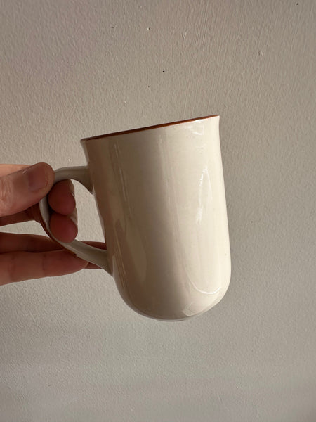 Vintage Cream + Floral Set of 4 Coffee Mugs