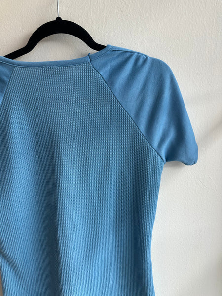 Vintage 70s Baby Blue Waffle T-Shirt