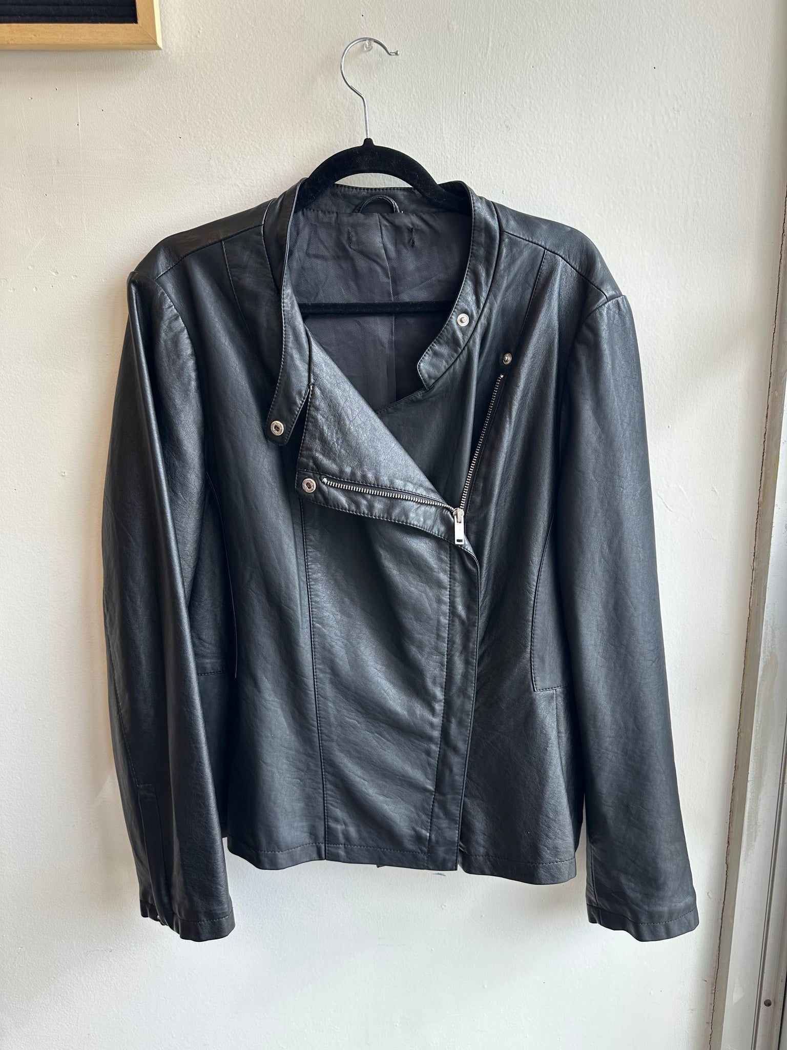 Vintage Y2K Leather Moto Jacket