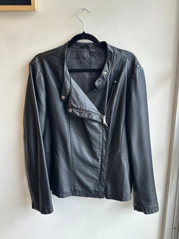 Vintage Y2K Leather Moto Jacket