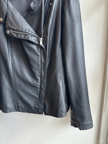 Vintage Y2K Leather Moto Jacket