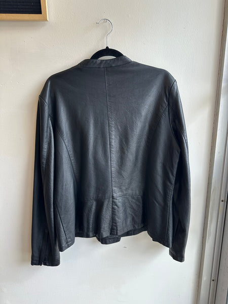 Vintage Y2K Leather Moto Jacket