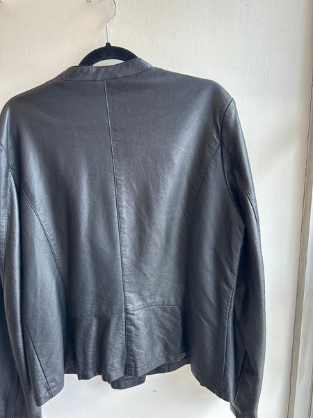 Vintage Y2K Leather Moto Jacket