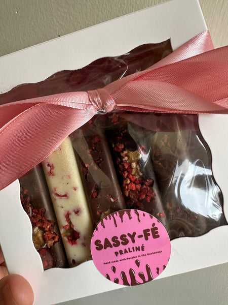 Sassy Fe Hand Crafted Belgian Chocolate Mixed Box