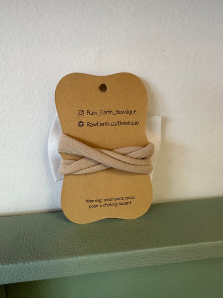 Raw Earth Mushroom Dude Baby Bow Headband