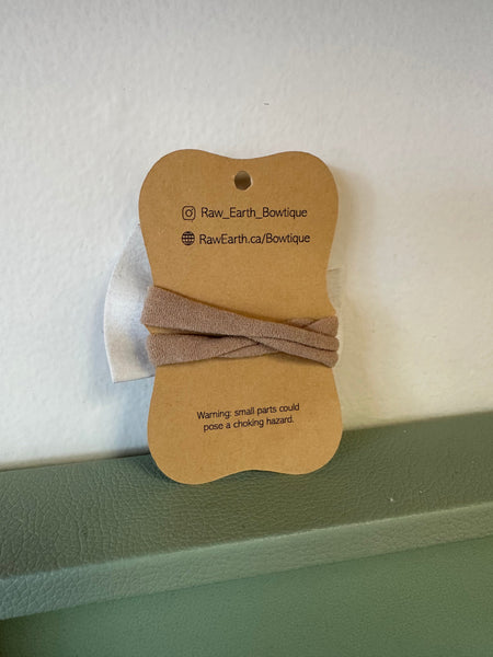 Raw Earth Bowtique Mushrooms Baby Bow Headband