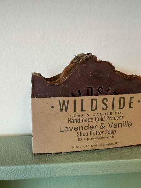 Wildside Lavender and Vanilla Shea Butter Soap