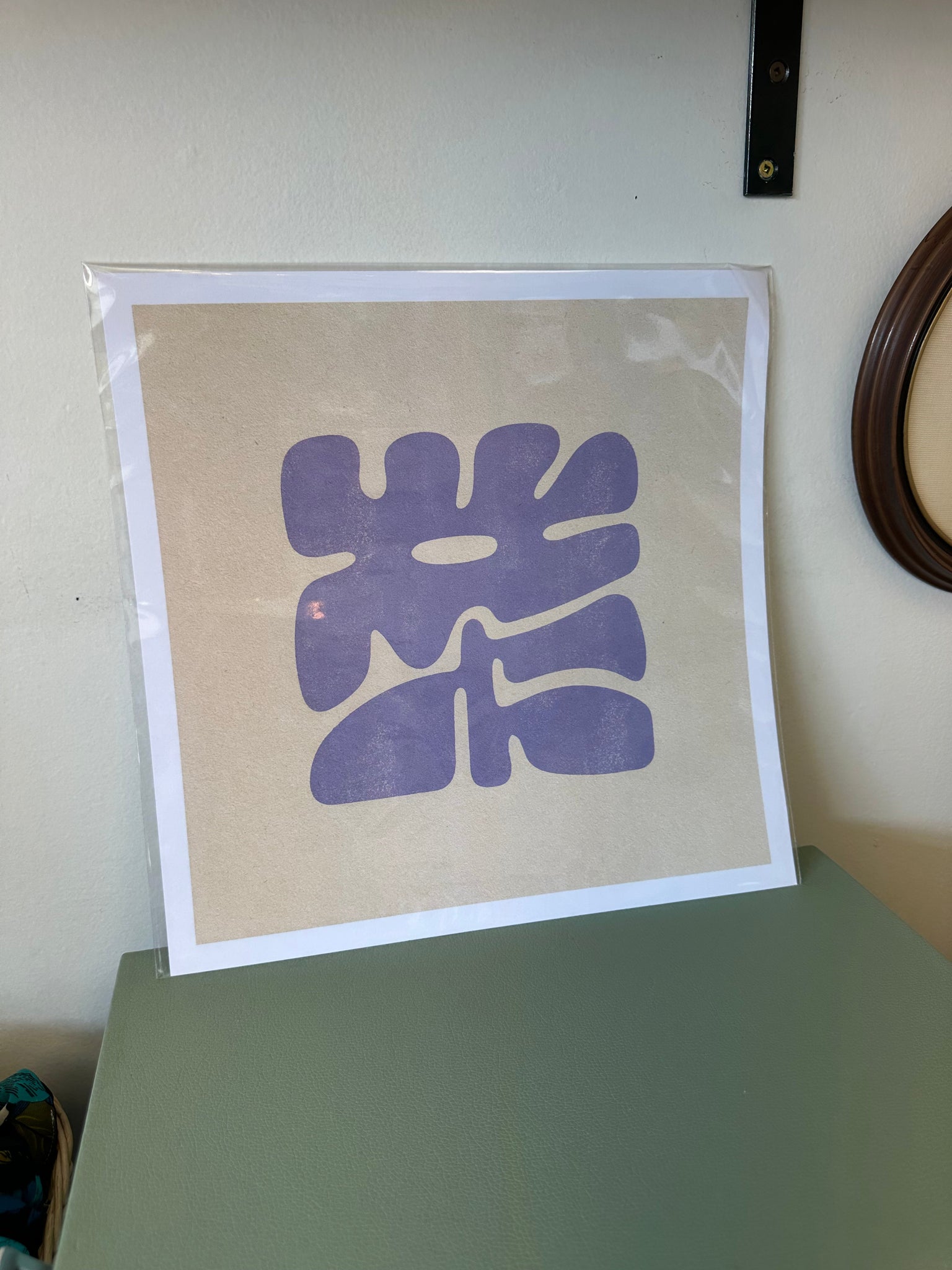 Heeler Flower Print 12” x 12”