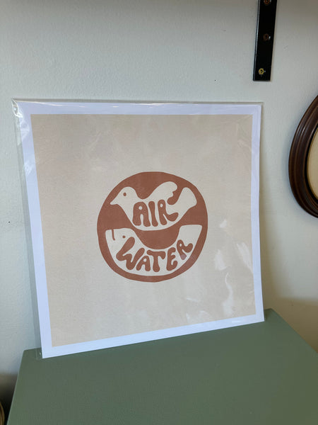 Heeler Air + Water Print 12” x 12”