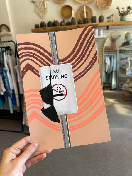 NosNostalgia Art Print Bikini Hangs 12” x 8”