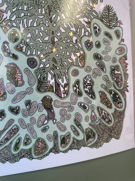 Kimboho Art Print Great Pine  14” x 11”