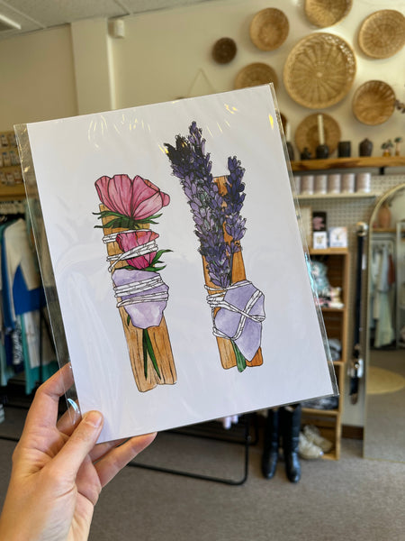 Meli The Lover - Palo Santo Art Print