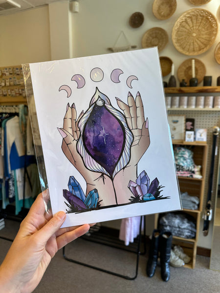 Meli The Lover - Yoni Universe Art Print