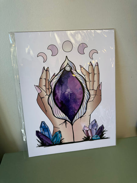 Meli The Lover - Yoni Universe Art Print