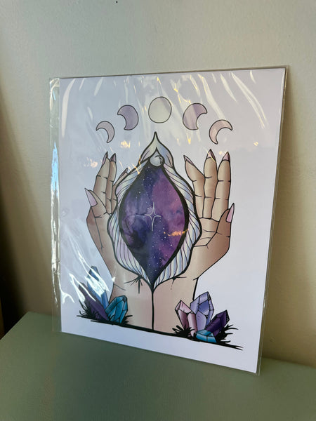 Meli The Lover - Yoni Universe Art Print