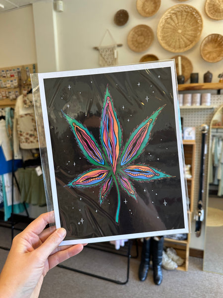 Meli The Lover - Hemp Yoni Art Print