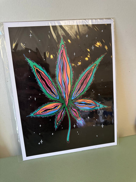 Meli The Lover - Hemp Yoni Art Print