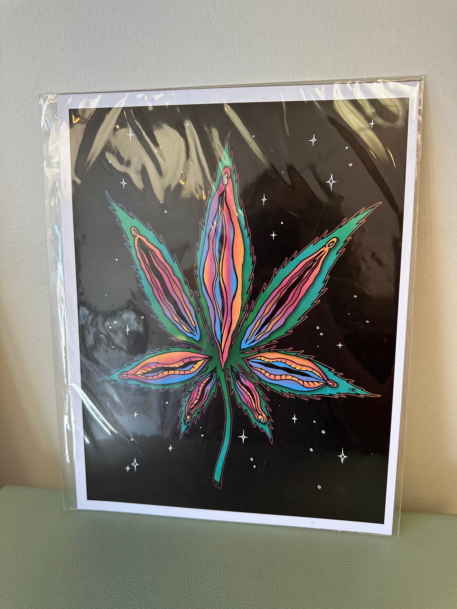 Meli The Lover - Hemp Yoni Art Print