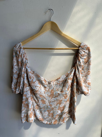 Wilfred Novella Short Sleeve in Maplewood Blue | Size 2XL