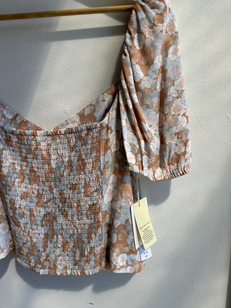 Wilfred Novella Short Sleeve in Maplewood Blue | Size 2XL