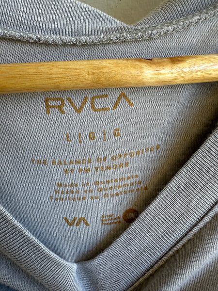 RVCA Grey T-Shirt | Size Large