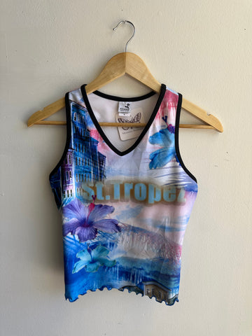 Vintage Y2K St Tropez Active Top | Size Medium