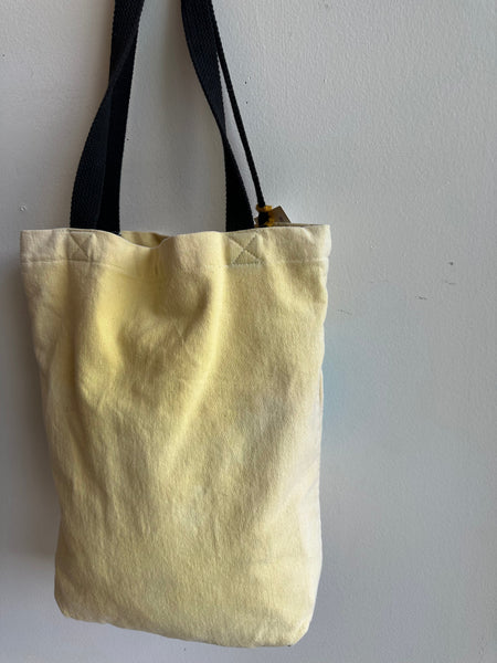 Mother Snake x Julia Campbell Handpainted Mountain Tote Bag | Blue