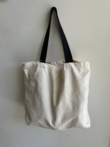 Mother Snake x Julia Campbell Handpainted Mountain Tote Bag | Purple/Blue