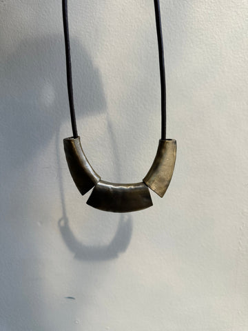 Vintage Bronze Inspired Collar Bold Necklace