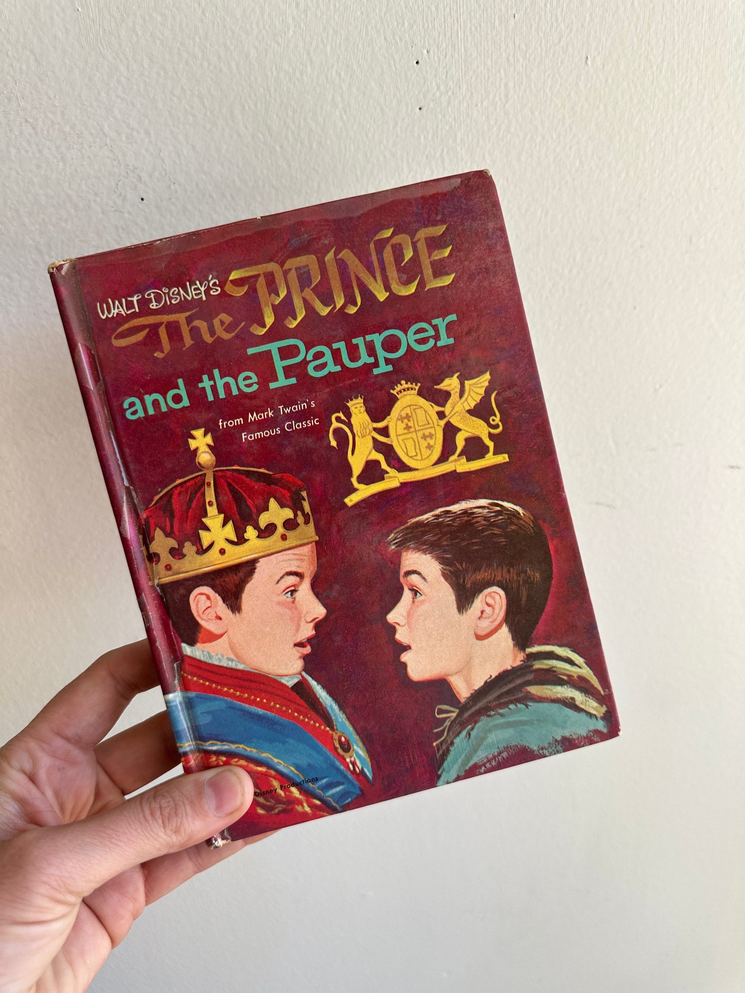 Vintage 1962 Disney’s The Prince and the Pauper Book