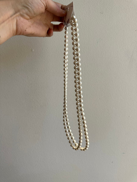 Vintage Extra Long Pearl Necklace