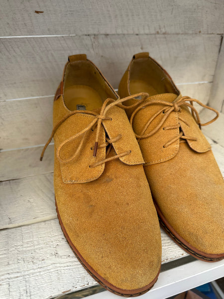 Ligaplo Italian Suede Oxford Loafers | Size Women’s 9