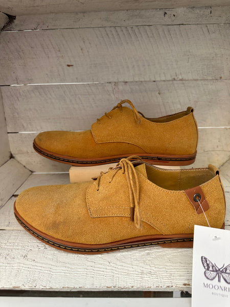 Ligaplo Italian Suede Oxford Loafers | Size Women’s 9