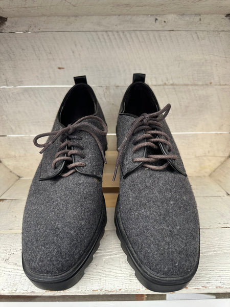 Zara Grey Oxford Platform Loafers | Size Women’s 7.5