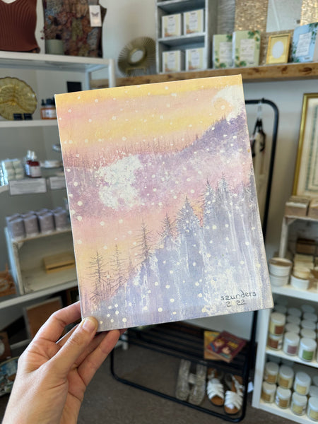 Gay Saunders Original Water-Color Canvas | Kootenay Magic