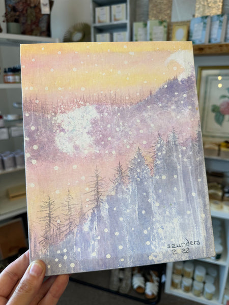 Gay Saunders Original Water-Color Canvas | Kootenay Magic