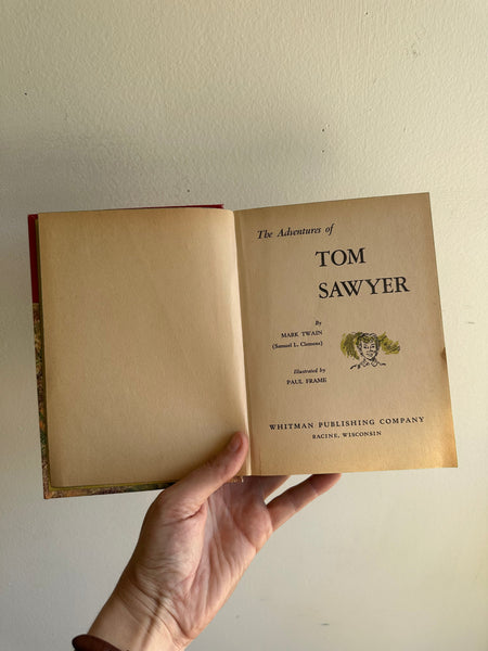 Vintage 1960s Tom Sawyer by Mark Twain Book | Classic Americana