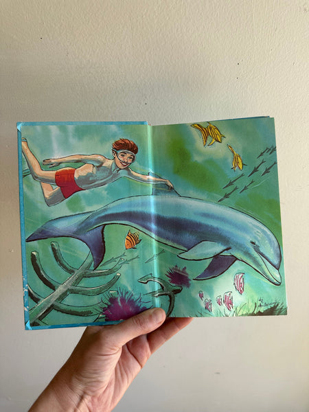 Vintage 1960s “Flipper” The Mystery of the Black Schooner Book | Nautical Adventure Classic