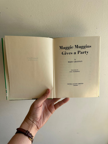 Vintage 1960s Maggie Muggins Gives A Party by Mary Grannan Book | Whimsical Canadian Classic