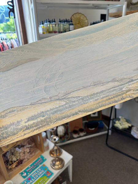 Gay Saunders Original Water Colour Canvas | I’m in Love With These Lines