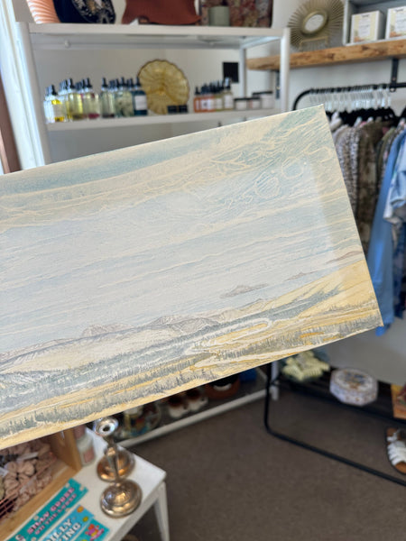 Gay Saunders Original Water Colour Canvas | I’m in Love With These Lines