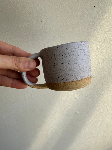 Earth to Ember | Handmade Speckled Stone Mug | Lavender