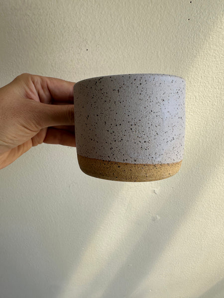 Earth to Ember | Handmade Speckled Stone Mug | Lavender