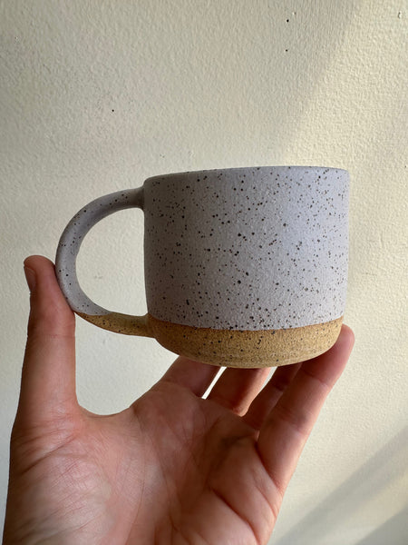 Earth to Ember | Handmade Speckled Stone Mug | Lavender