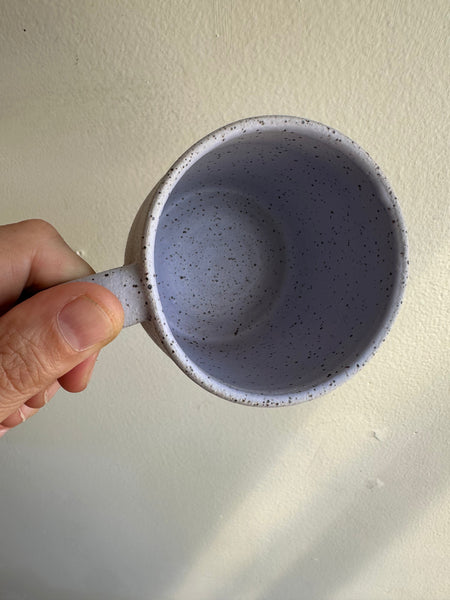 Earth to Ember | Handmade Speckled Stone Mug | Lavender