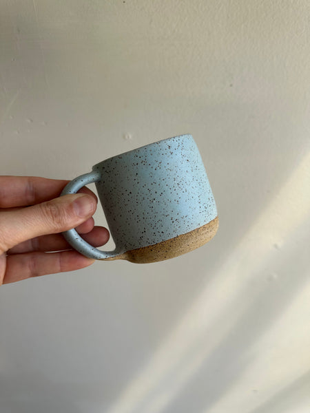 Earth to Ember | Handmade Speckled Stone Mug | Robin’s Egg