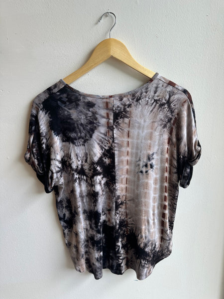 Earthbound Tie-Dye Tee | Cropped & Super Soft | Size Medium