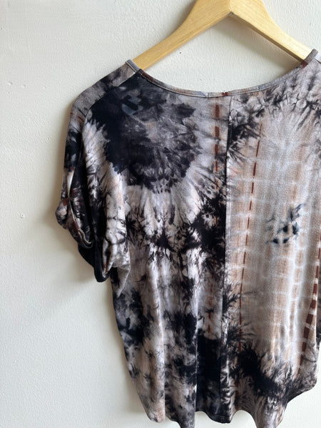 Earthbound Tie-Dye Tee | Cropped & Super Soft | Size Medium
