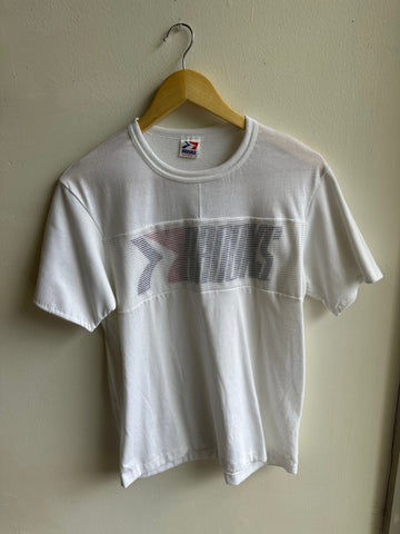 Vintage Brooks Mesh Panel Tee – White Performance Classic | Size Mens Large